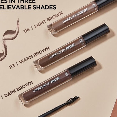 LOREAL UNBELIEVA BROW GEL WATERPROOF