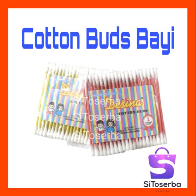 50 PCS COTTON BUD BAYI/ANAK MURAH - KUREK KUPING BAYI - COTTON BUD BABY - KOREK KUPING KAPAS ANAK