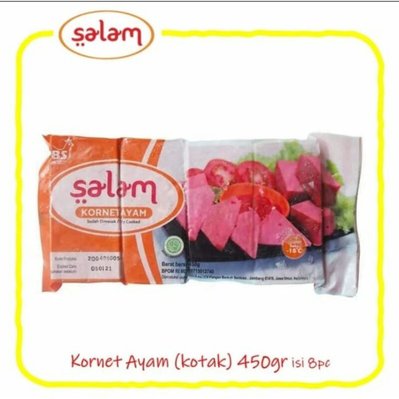 

Salam kornet ayam 450gr