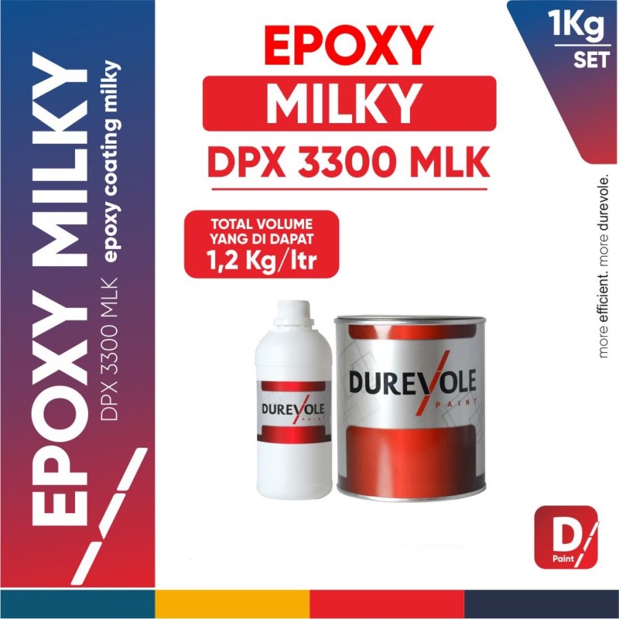 Jual DUREVOLE EPOXY MILKY DPX 3300 MLK (KALENG SET)