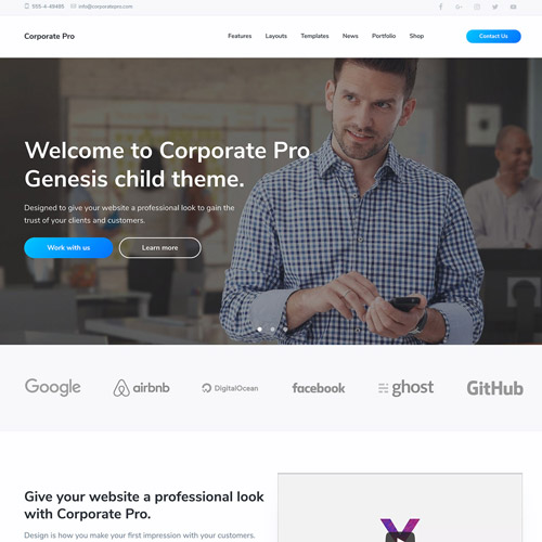 StudioPress Corporate Pro Genesis WP Theme