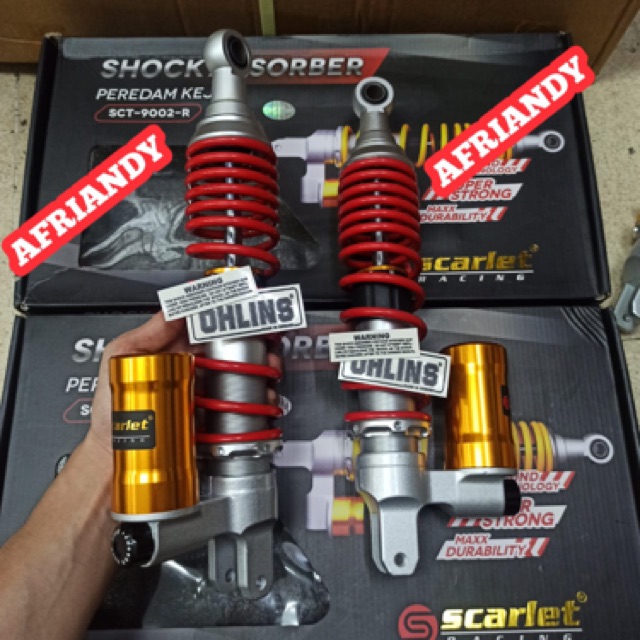 Shock SCARLET 9002 NMAX original tabung bawah klik rebound
