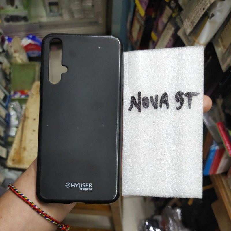 HUAWEI HONOR 8A , NOVA 5T , HONOR 9i Silikon karet hitam softcase murah meriah