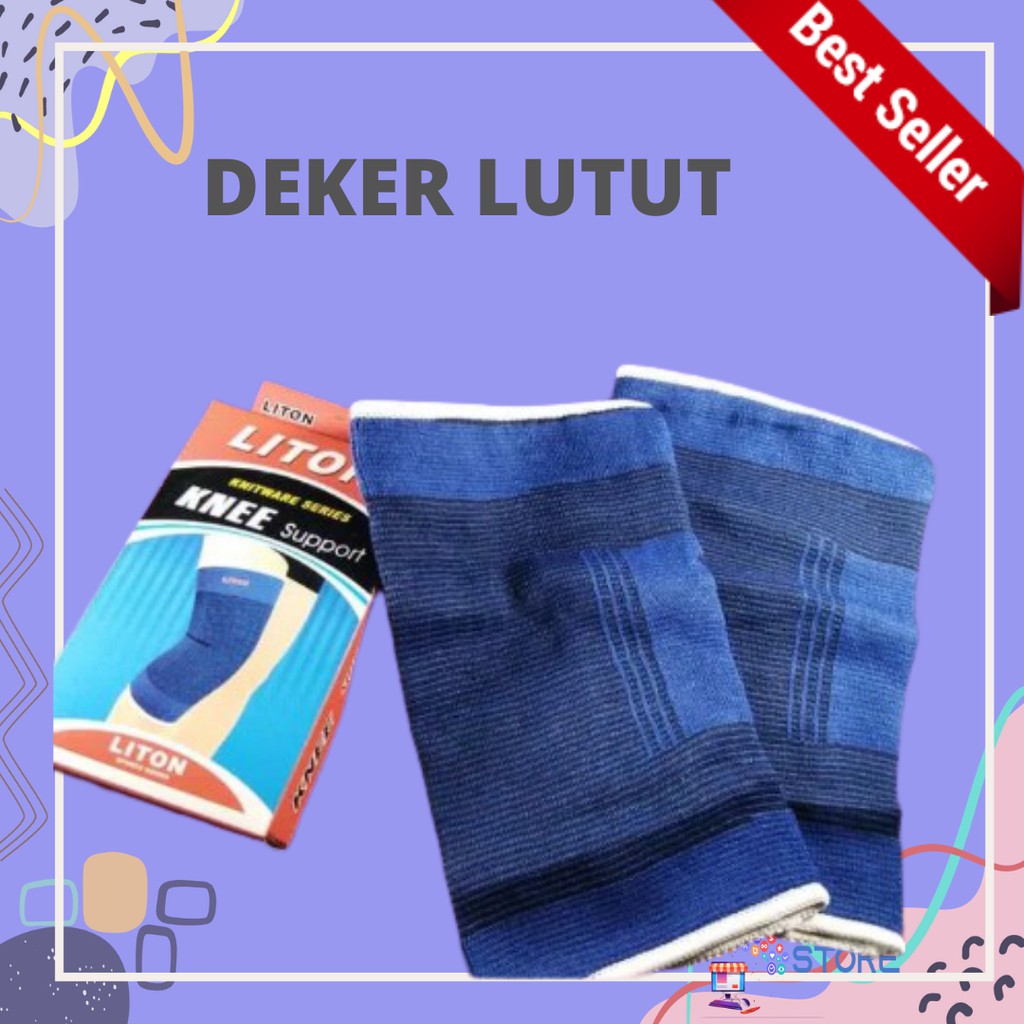 Deker Lutut Murah / Deker Pelindung Lutut Elastis / Deker Lutut Futsal