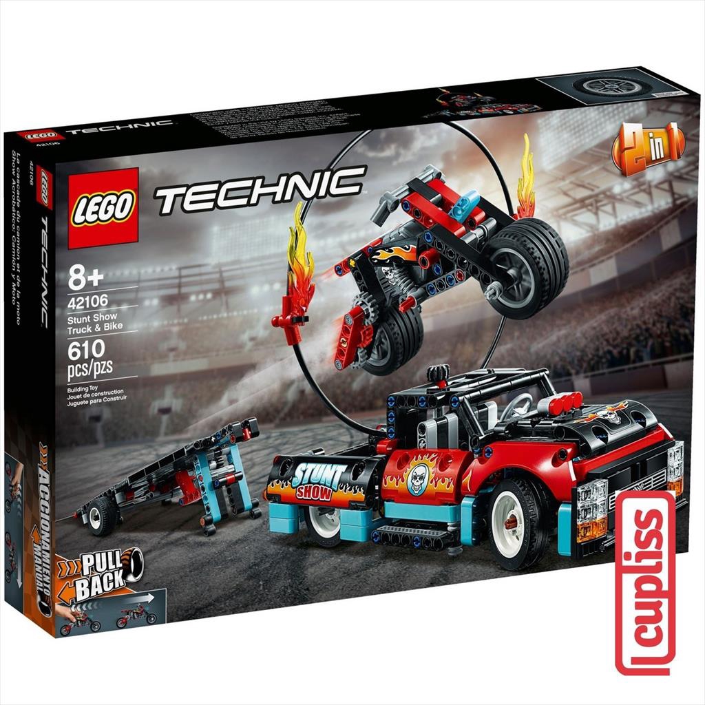 LEGO Technic 42106 Stunt Show  Truck and Bike