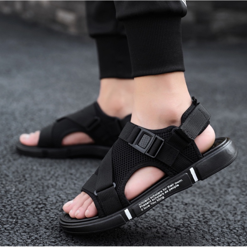 Sandal Gunung Pria Import Sendal Slop Selop Cowok Keren Empuk SP30