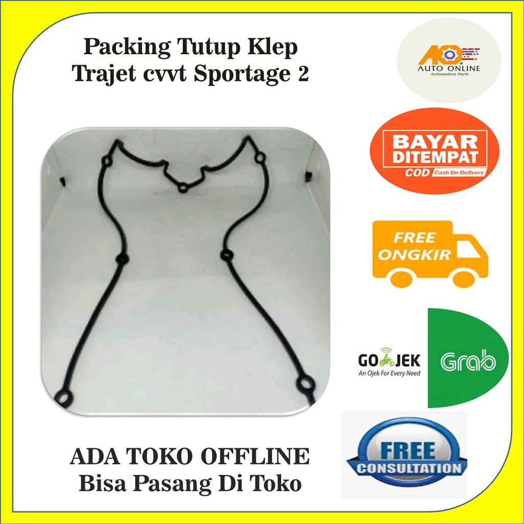 Packing Klep Trajet cvvt Sportage 2 Paking Gasket Head Cover Tutup Klep Trajet cvvt  Sportage 2