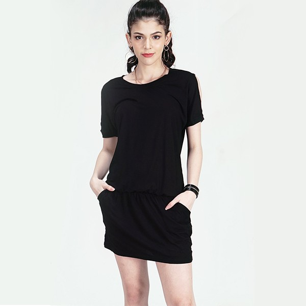 Logo Jeans Dress Dido Black 72012L6BK