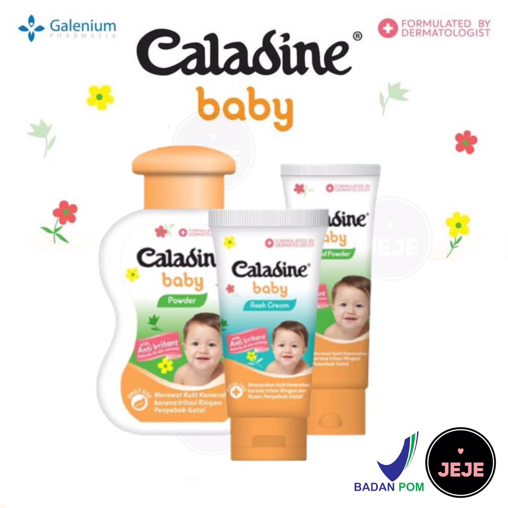 [PROMO HEBOH] CALADINE BABY Powder | Liquid Powder | Rash Cream | Krim Bedak anti iritasi