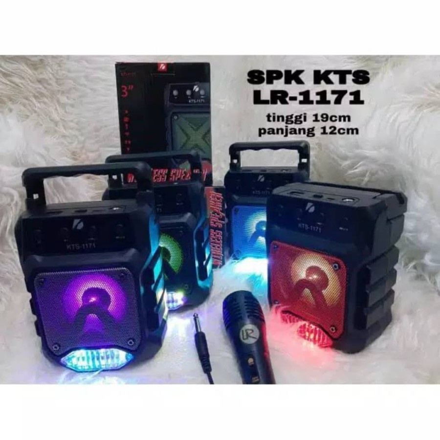 Promo Terbaru!!! Speaker Bluetooth Portable Karaoke SK-1171 Wirelles Free Microphone Extra Bass