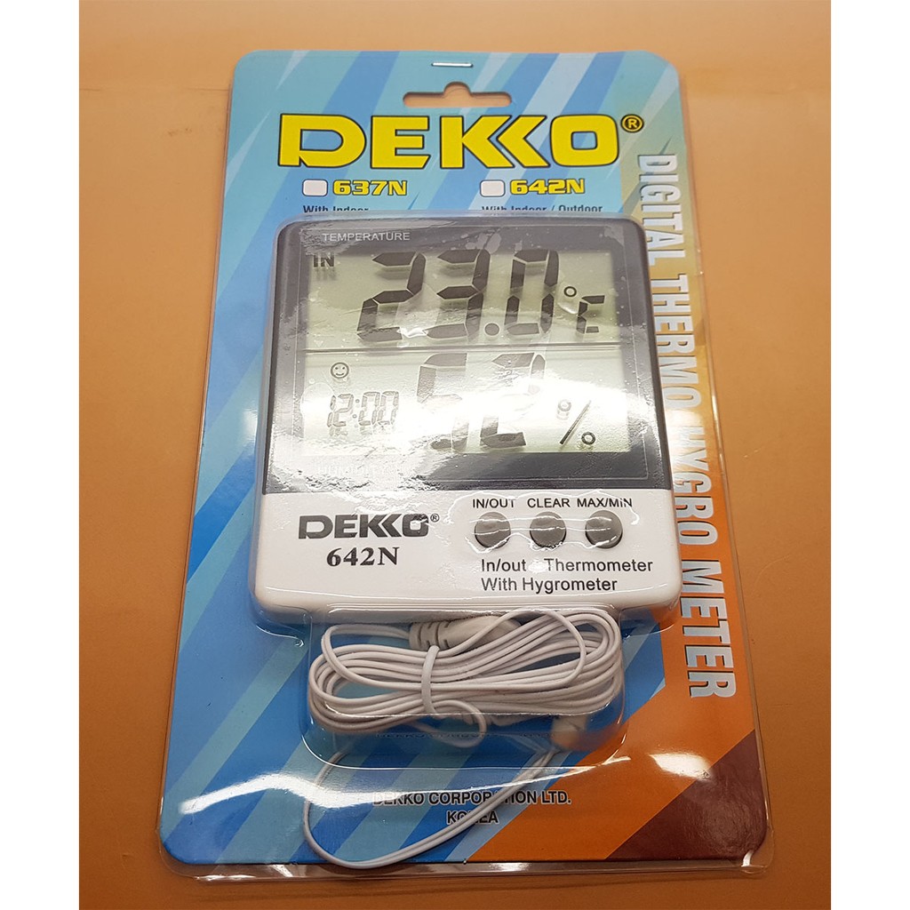 Thermometer &amp; Hygrometer Dekko 642N