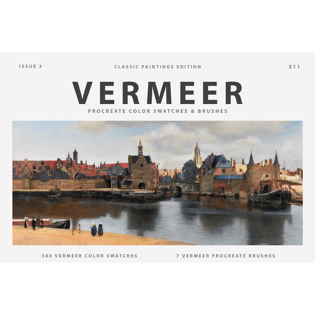 Procreate Brush - Vermeer's Art