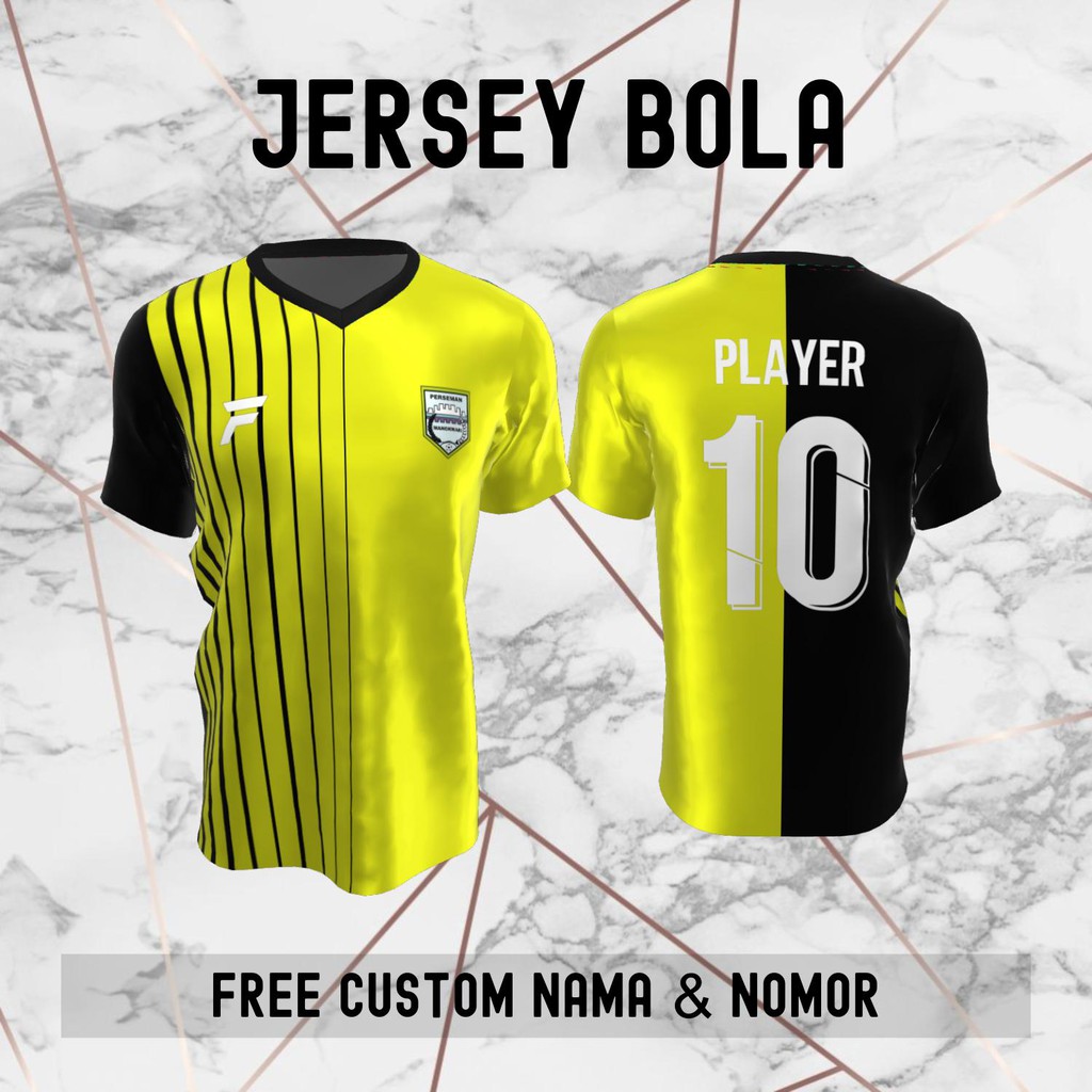Jersey Perseman Manokwari Klub Bola Baju Kaos Custom Nama dan Nomor Punggung - 326
