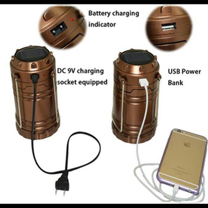 Lampu Emergency power Bank solar Cell