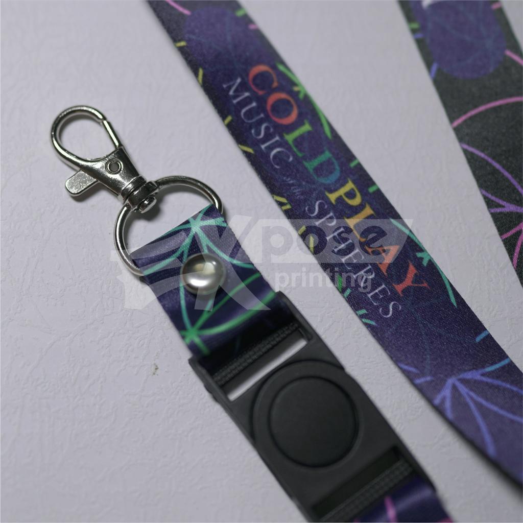 LANYARD Coldplay / cetak 2 sisi [BISA SATUAN]