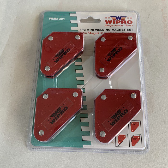 Wipro Magnet Siku Las 2-3/8 Inch 4 Pcs Mini Welding WMM-201