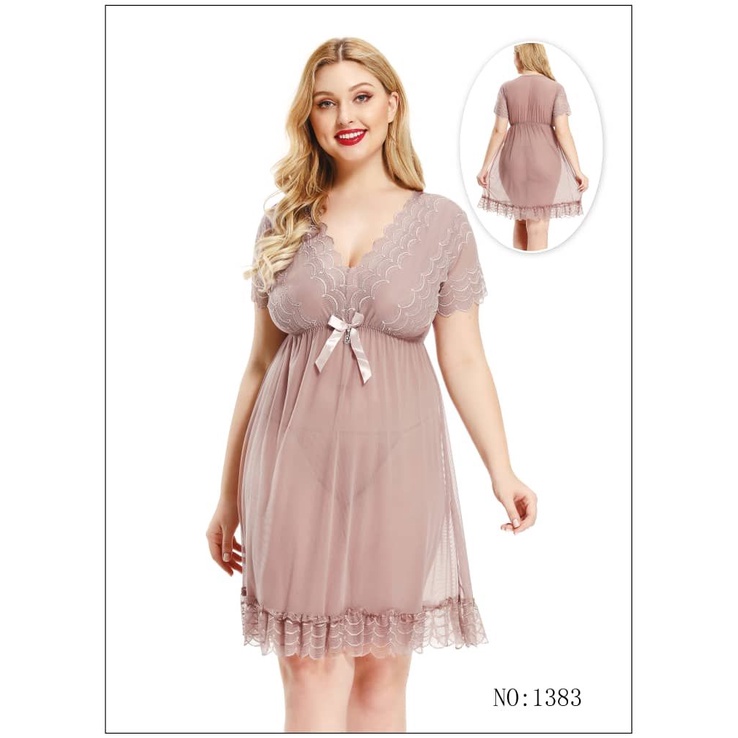 LINGERIE 72 / BAJU TIDUR SEXY JUMBO TRANSPARAN