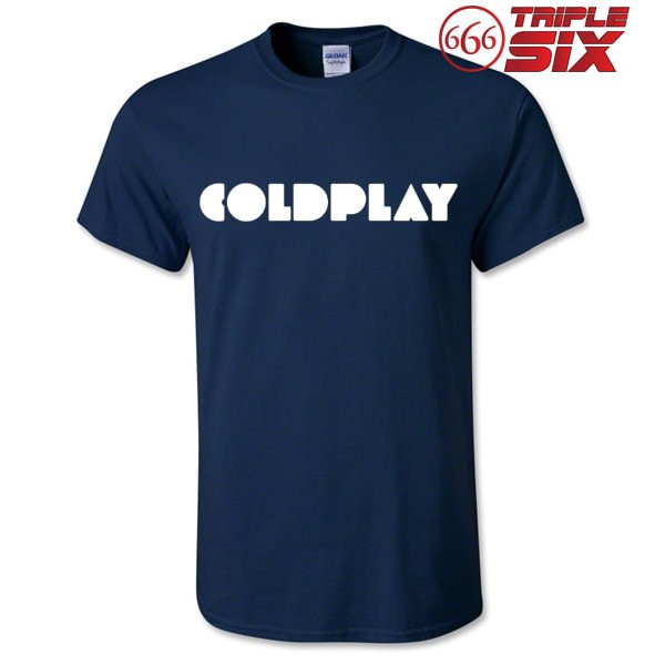 Kaos Tshirt Baju Combed 30S Distro Coldplay Band