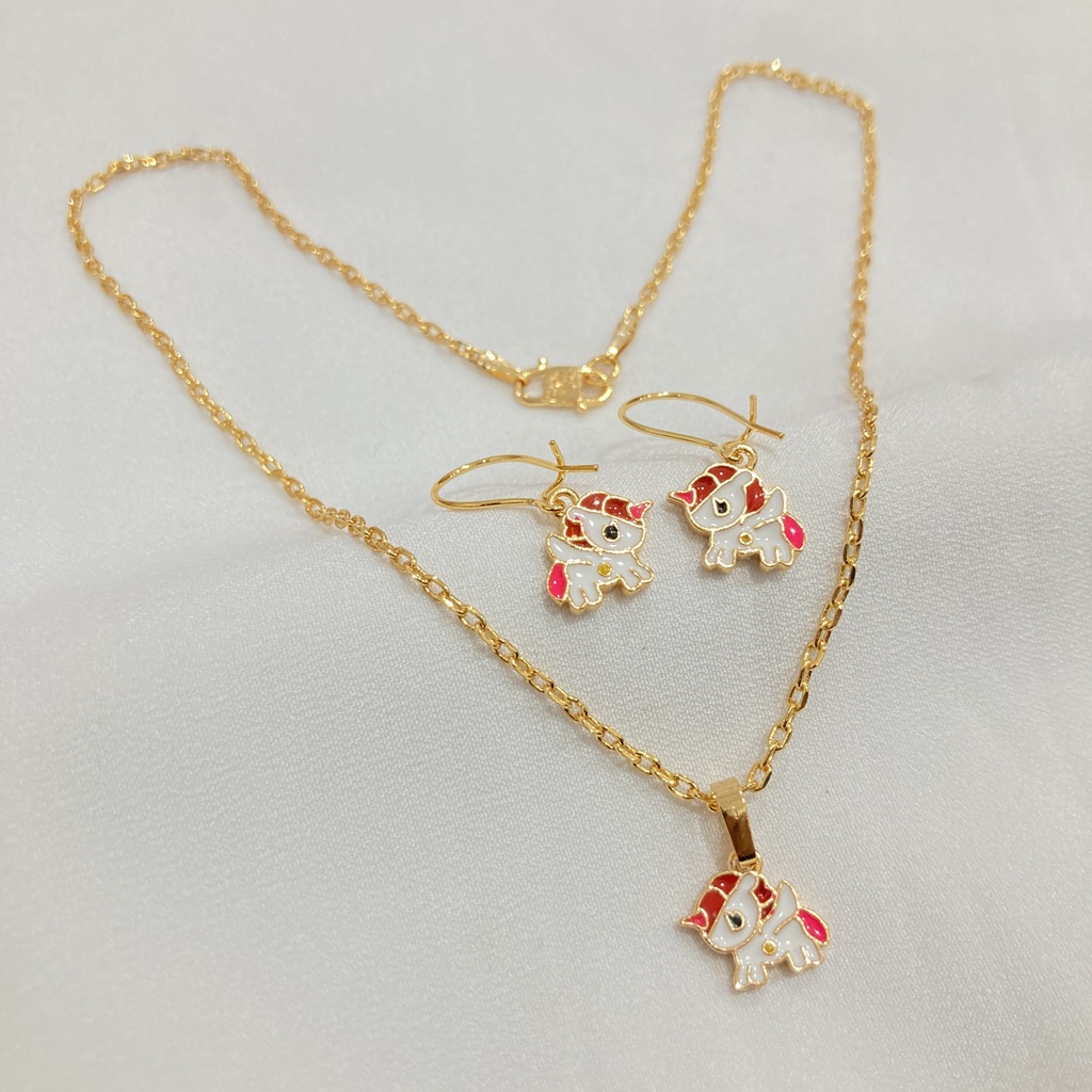 Set Kalung Anak Unicorn Lapis Emas Aksesories Perhiasan Anak SPA-010