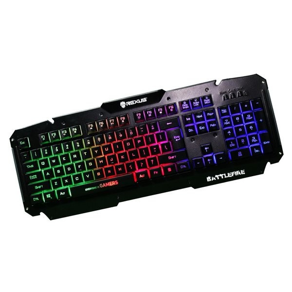 Keyboard Gaming Rexus K9D Semi Mechanical 19 Keys Anti Ghost RX-K9D