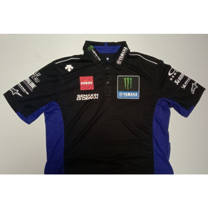 kaos motogp Original polo yamaha  kaos yamaha kaos rossi