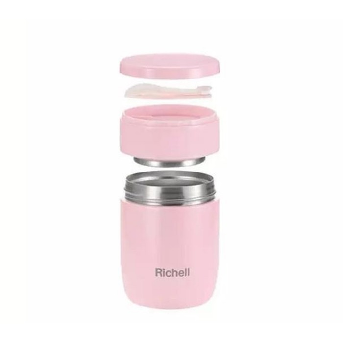 Richell Baby Stainless Steel Jar Thermos Makan Bayi Anak Free Bag