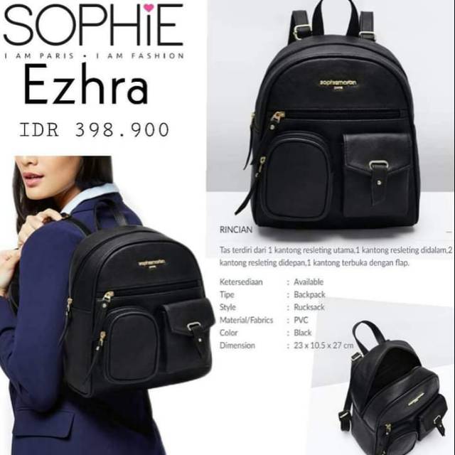 Tas Ransel Ezhra Sophie Martin