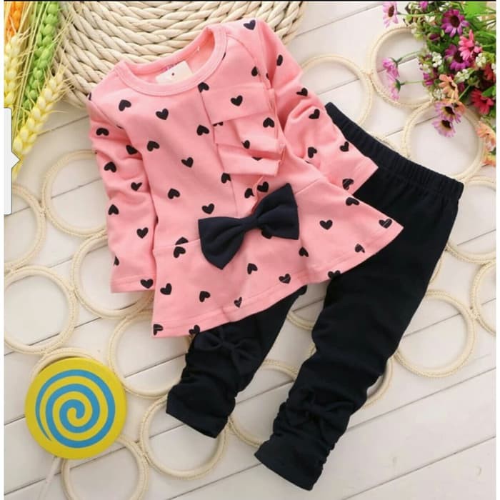 [st love kids VE]Setelan Anak Perempuan babytery var color