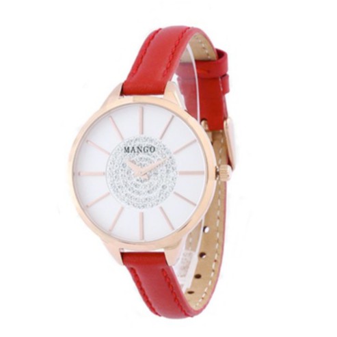 Jam Tangan Wanita Kulit Mango MA6704L-15 - Red
