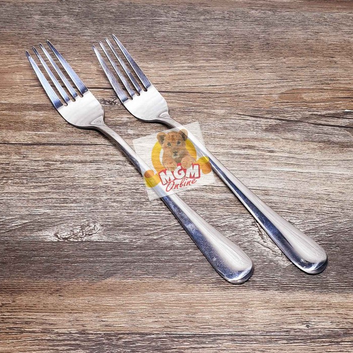 Simple - Garpu makan Tebal Stainless Garpu makan Simple
