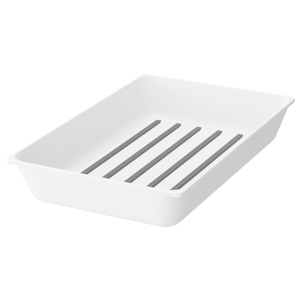 

Baki perkakas dapur 30x20x5 cm putih V4R