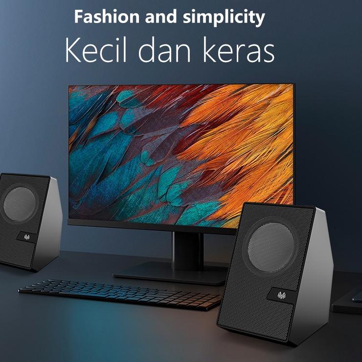 Big Sale.. Speaker laptop multimedia bass Speaker D7 surround stereo - Garansi Resmi 1 Tahun