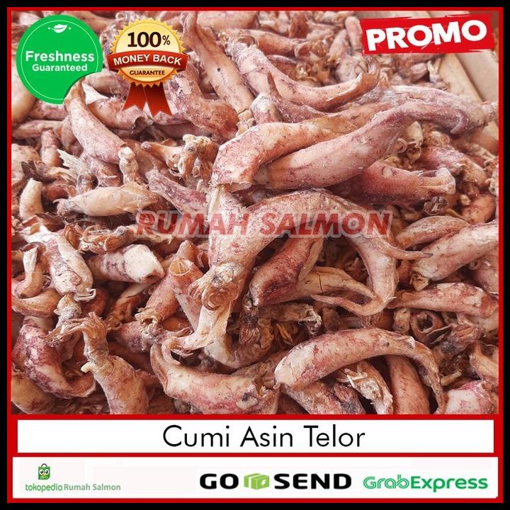 

Ikan Asin Cumi Telor Super - Ikan Asin Cumi Premium 500 Gram (Kering)