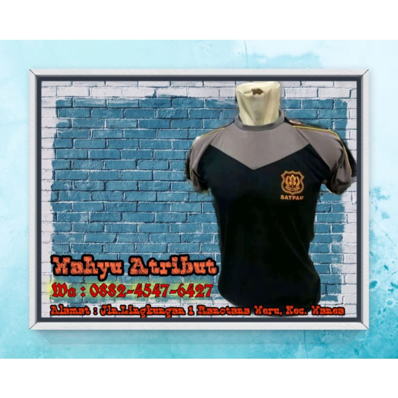 KAOS DALAM SATPAM SECURITY KOMBINASI TERBSATPAM 2022 / KAOS SECURITY DINAS/KAOS SECURITY LAPANGAN /KAOS SATPAM PENDEK / KAOS SATPAM PANJANG / COD