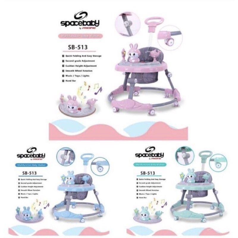 BABY WALKER SPACEBABY SB 506 509 513 BY PACIFIC