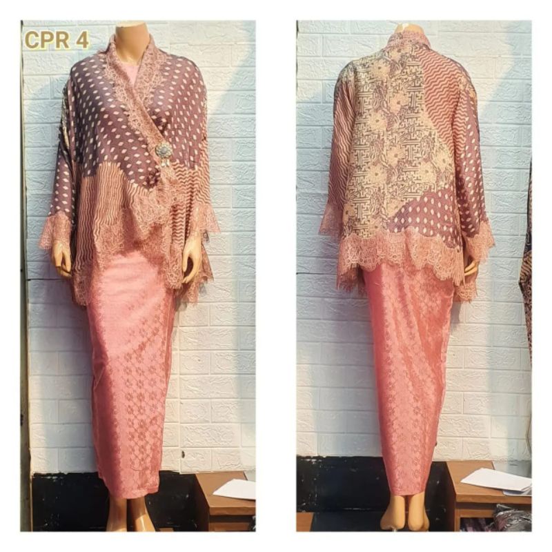 set batik kimono terbaru premium / set batik sutra viscose original / set batik span terbaru modern