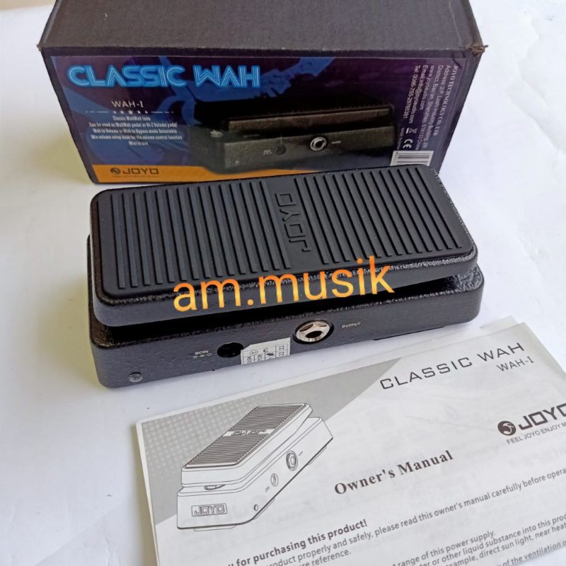 EFFECT GITAR PEDAL JOYO WAH 1 CLASSIC MINI WAH PEDAL WITH BOTH FUNCTIONS WAH1