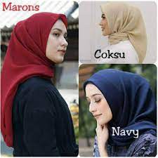 Hijab Segi Empat cornskin Scraf Oringinal