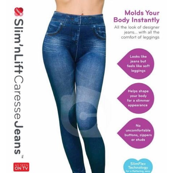 SLIM N FIT CARESSE JEANS - SLIMMING JEANS LEGGING PELANGSING