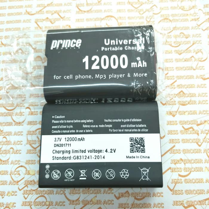 Baterai Battery Double Power PRINCE PC10 PC-10 PC 10