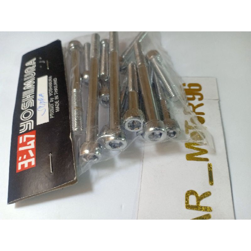 Baut Mesin Kunci L Supra Supra X Crome Baut Blok Mesin SUPRA X Crome Kualitas Super