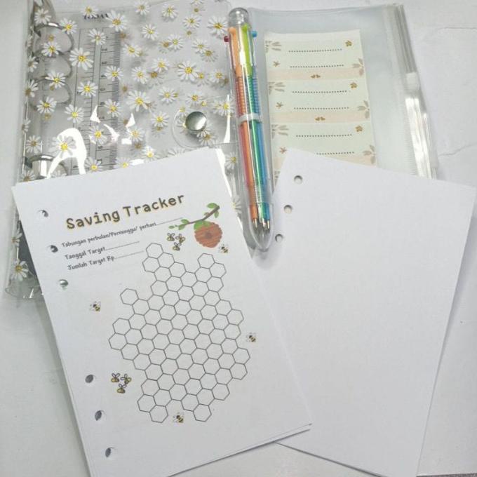 

Office & Stationery | Document Organizer | Binder Daisy A6 Sinking Fund | Best Seller