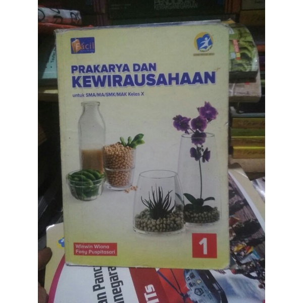 buku prakarya dan kewirausahaan SMA /MA kelas 1-10 penerbit facil