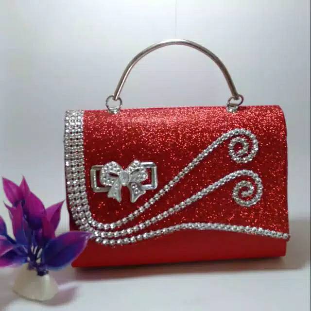 TAS PESTA ASHANTY MERAH