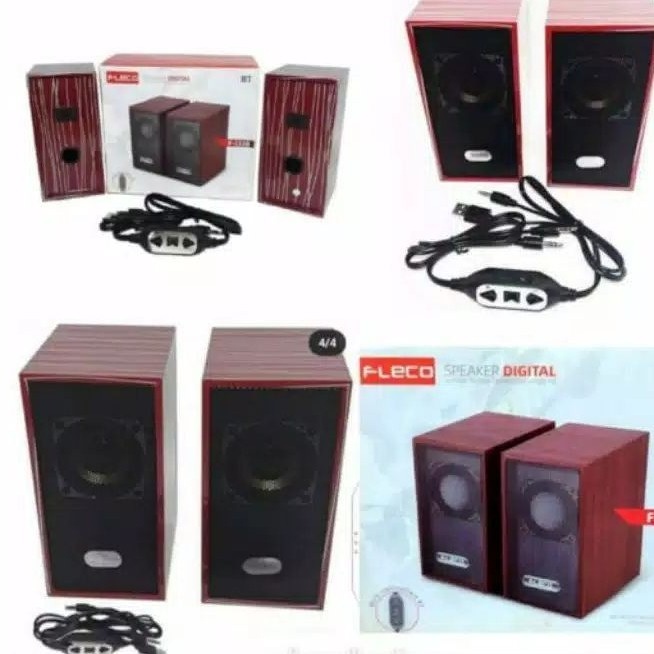 SPEAKER BLUETOOTH FLECO F-233B 3IN1 SPEAKER AKTIF LAPTOP KOMPUTER DAN HP EXTRA BASS ORI