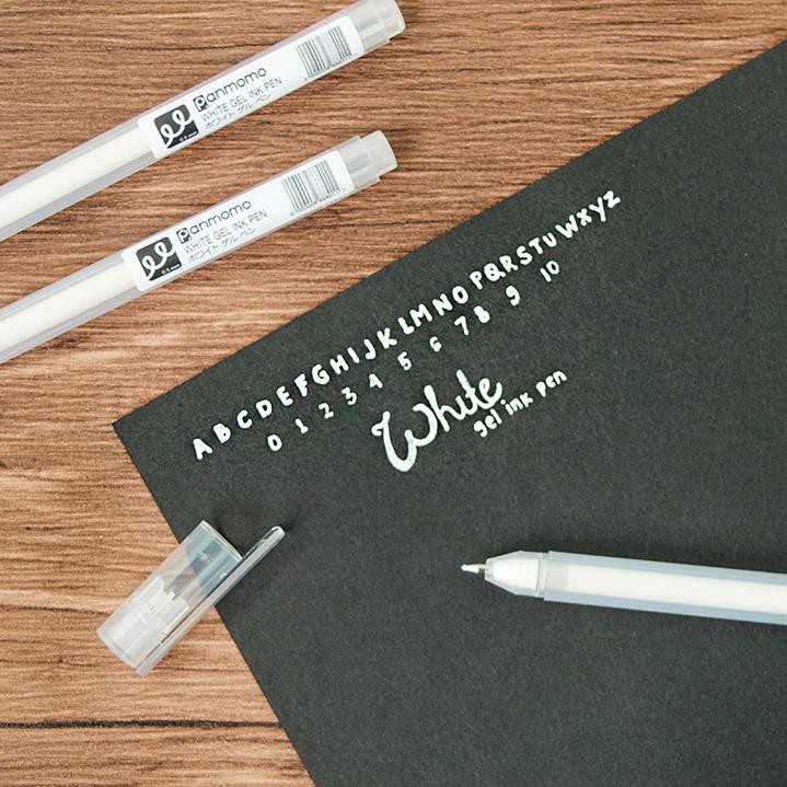 PROMO 9.9 White Gel Ink Pen / Tinta Gel Putih - Pulpen Gel - Pen tinta putih (Gelly Pen)