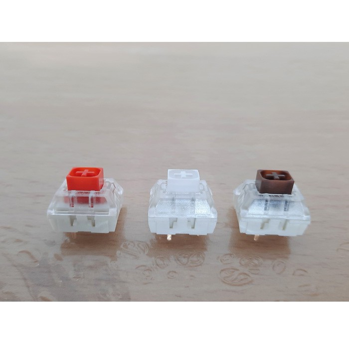 KAILH BOX Mechanical Switch - RED, WHITE &amp; BROWN