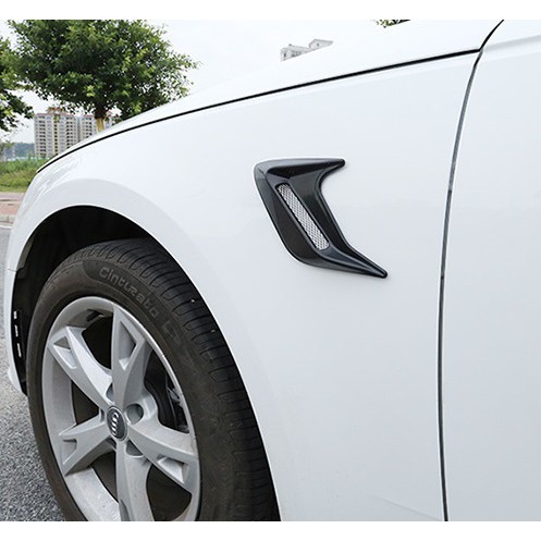 Stiker Comers Air Flow Chorme Mobil Sport BENTUK C dengan Jaring Bahan ABS Plastik Berkualitas 2in1