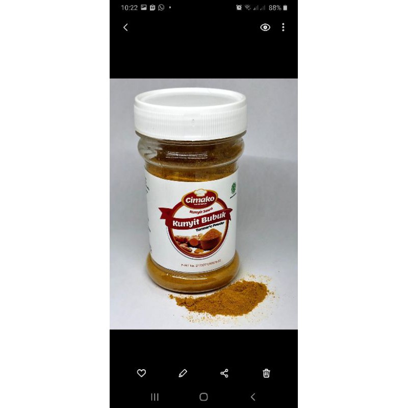 

Kunyit Bubuk 100% Murni 50gr
