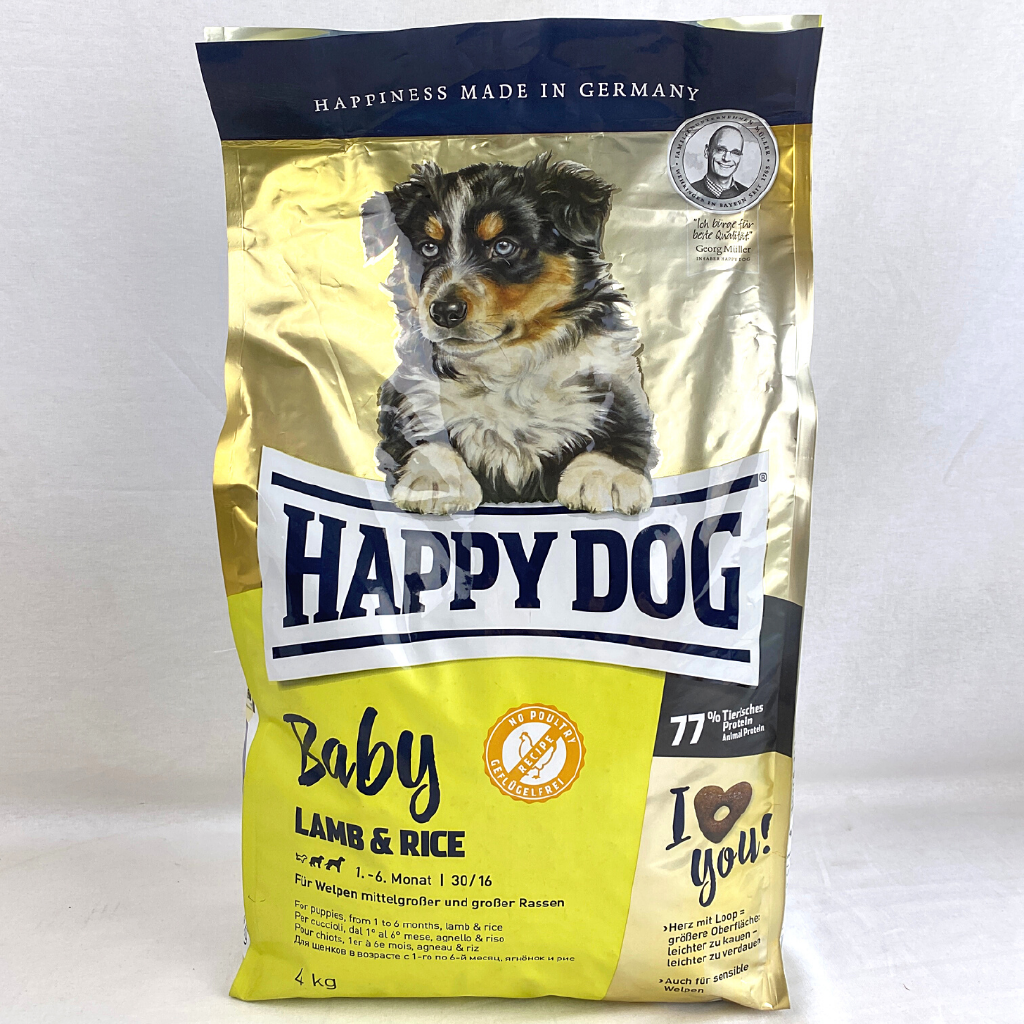 

HAPPYDOG Makanan Anjing SUPREME Young Baby Lamb And Rice 4kg